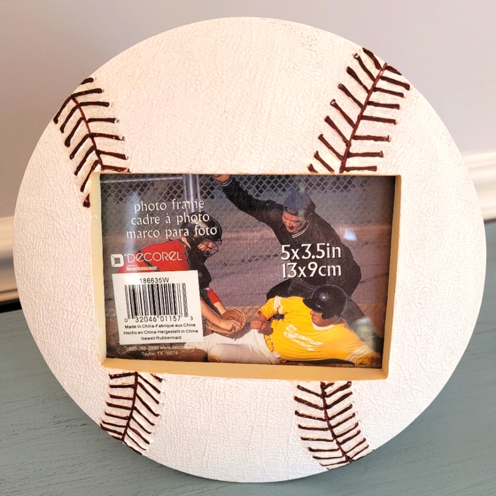 Baseball picture frame